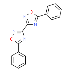 ChemSpider 2D Image | 3,3'-bis-(5-Phenyl-1,2,4-oxadiazole) | C16H10N4O2
