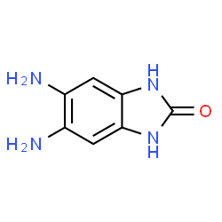 ChemSpider 2D Image | 5,6-Diaminobenzimidazolone | C7H8N4O