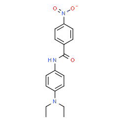ChemSpider 2D Image | N-[4-(Diethylamino)phenyl]-4-nitrobenzamide | C17H19N3O3