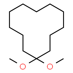 ChemSpider 2D Image | 1,1-Dimethoxycyclododecane | C14H28O2