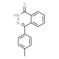 ChemSpider 2D Image | 4-(4-methylphenyl)phthalazine-1-thiol | C15H12N2S