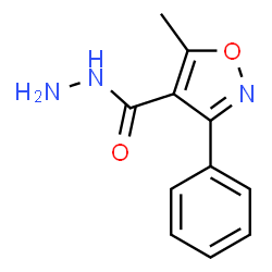 ChemSpider 2D Image | 5-Methyl-3-phenyl-4-isoxazolecarbohydrazide | C11H11N3O2