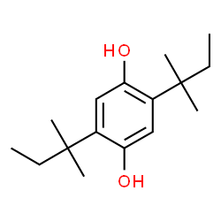 ChemSpider 2D Image | Diamylhydroquinone | C16H26O2