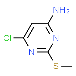 ChemSpider 2D Image | 6-Chloro-2-(methylthio)pyrimidin-4-amine | C5H6ClN3S