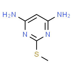 ChemSpider 2D Image | 2-(Methylthio)-4,6-pyrimidinediamine | C5H8N4S