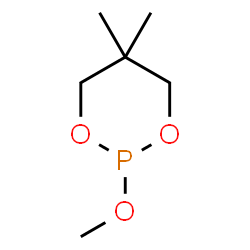 ChemSpider 2D Image | 2-Methoxy-5,5-dimethyl-1,3,2-dioxaphosphinane | C6H13O3P