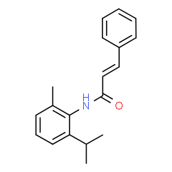 ChemSpider 2D Image | (2E)-N-(2-Isopropyl-6-methylphenyl)-3-phenylacrylamide | C19H21NO