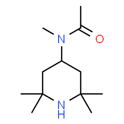 ChemSpider 2D Image | N-Methyl-N-(2,2,6,6-tetramethyl-4-piperidinyl)acetamide | C12H24N2O