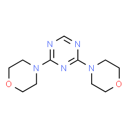 ChemSpider 2D Image | 2,4-Di(4-morpholinyl)-1,3,5-triazine | C11H17N5O2