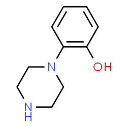 ChemSpider 2D Image | 2-(1-Piperazino)phenol | C10H14N2O
