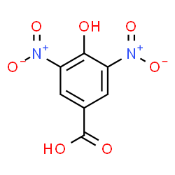 ChemSpider 2D Image | 3,5-DINITRO-4-HYDROXYBENZOIC ACID | C7H4N2O7