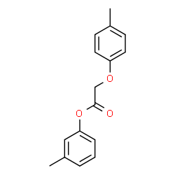 ChemSpider 2D Image | 3-Methylphenyl (4-methylphenoxy)acetate | C16H16O3