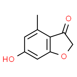 ChemSpider 2D Image | 6-Hydroxy-4-methylbenzofuran-3(2H)-one | C9H8O3