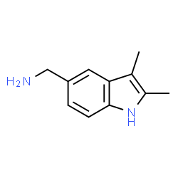ChemSpider 2D Image | (2,3-dimethyl-1H-indol-5-yl)methanamine | C11H14N2