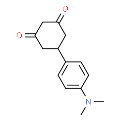 ChemSpider 2D Image | 5-[4-(DIMETHYLAMINO)PHENYL]-1,3-CYCLOHEXANEDIONE | C14H17NO2