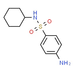 ChemSpider 2D Image | 4-Amino-N-cyclohexylbenzenesulfonamide | C12H18N2O2S