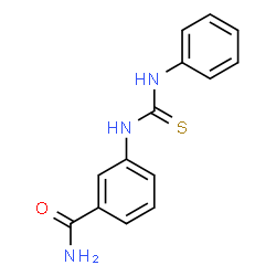ChemSpider 2D Image | 3-[(Phenylcarbamothioyl)amino]benzamide | C14H13N3OS