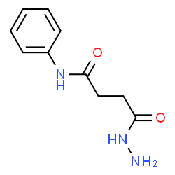 ChemSpider 2D Image | 4-Hydrazino-4-oxo-N-phenylbutanamide | C10H13N3O2