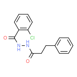 ChemSpider 2D Image | 2-Chloro-N'-(3-phenylpropanoyl)benzohydrazide | C16H15ClN2O2