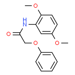 ChemSpider 2D Image | N-(2,5-Dimethoxyphenyl)-2-phenoxyacetamide | C16H17NO4
