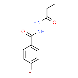 ChemSpider 2D Image | 4-Bromo-N'-propionylbenzohydrazide | C10H11BrN2O2