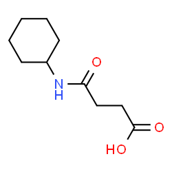 ChemSpider 2D Image | 3-(CYCLOHEXYLCARBAMOYL)PROPANOIC ACID | C10H17NO3