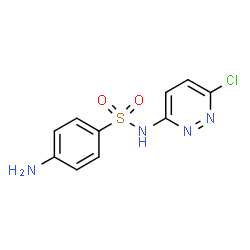 ChemSpider 2D Image | sulfachlorpyridazine | C10H9ClN4O2S