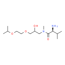 ChemSpider 2D Image | N-[2-Hydroxy-3-(2-isopropoxyethoxy)propyl]-N-methyl-L-valinamide | C14H30N2O4