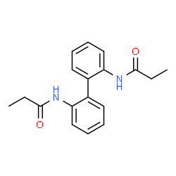 ChemSpider 2D Image | N,N'-2,2'-Biphenyldiyldipropanamide | C18H20N2O2