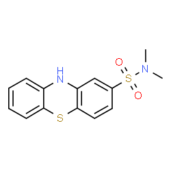 ChemSpider 2D Image | 2-dimethylaminosulfonylphenthiazine | C14H14N2O2S2