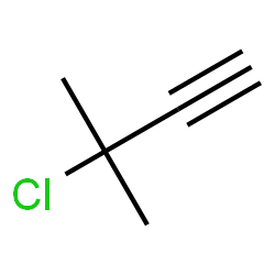 ChemSpider 2D Image | 3-Chloro-3-methyl-1-butyne | C5H7Cl