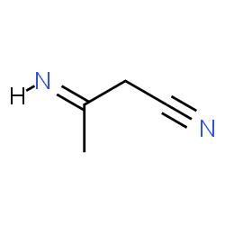 ChemSpider 2D Image | (3E)-3-Iminobutanenitrile | C4H6N2