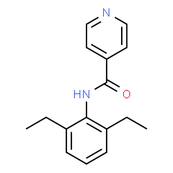 ChemSpider 2D Image | N-(2,6-Diethylphenyl)isonicotinamide | C16H18N2O