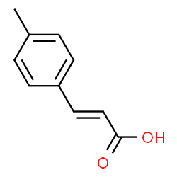 ChemSpider 2D Image | p-Methyl cinnamic acid | C10H10O2