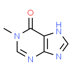 ChemSpider 2D Image | 1-methylhypoxanthine | C6H6N4O