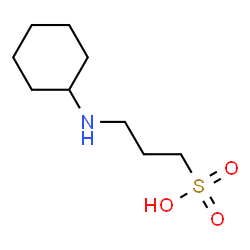 ChemSpider 2D Image | 3-(cyclohexylamino)propanesulfonic acid | C9H19NO3S