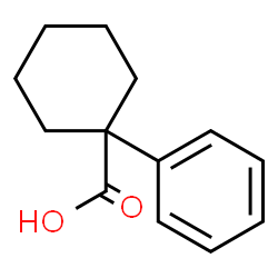 ChemSpider 2D Image | 1-Phenylcyclohexanecarboxylic acid | C13H16O2