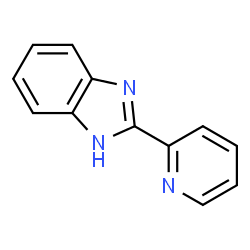 ChemSpider 2D Image | 2-pyridyl-benzimidazole | C12H9N3