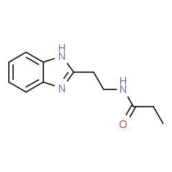 ChemSpider 2D Image | N-(2-(1H-BENZIMIDAZOL-2-YL)ETHYL)PROPANAMIDE | C12H15N3O