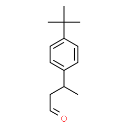 ChemSpider 2D Image | 3-(4-tert-Butylphenyl)butanal | C14H20O