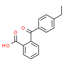 ChemSpider 2D Image | 2-(4-Ethylbenzoyl)benzoic acid | C16H14O3