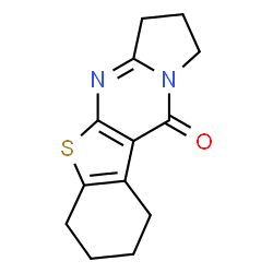 ChemSpider 2D Image | 2,3,5,6,7,8-Hexahydro-1H-9-thia-3a,10-diaza-cyclopenta[b]fluoren-4-one | C13H14N2OS