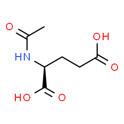 ChemSpider 2D Image | N-Acetyl-L-glutamic acid | C7H11NO5