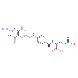 ChemSpider 2D Image | Dihydrofolic acid | C19H21N7O6