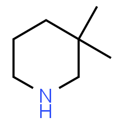 ChemSpider 2D Image | 3,3-Dimethylpiperidine | C7H15N