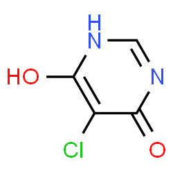 ChemSpider 2D Image | 5-Chloropyrimidine-4,6-diol | C4H3ClN2O2