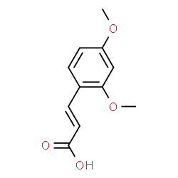 ChemSpider 2D Image | TRANS-2,4-DIMETHOXYCINNAMIC ACID | C11H12O4