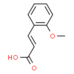 ChemSpider 2D Image | 2-Methoxycinnamic acid | C10H10O3