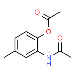 ChemSpider 2D Image | 2-Acetamido-4-methylphenyl acetate | C11H13NO3