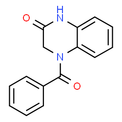 ChemSpider 2D Image | 4-Benzoyl-3,4-dihydro-2(1H)-quinoxalinone | C15H12N2O2